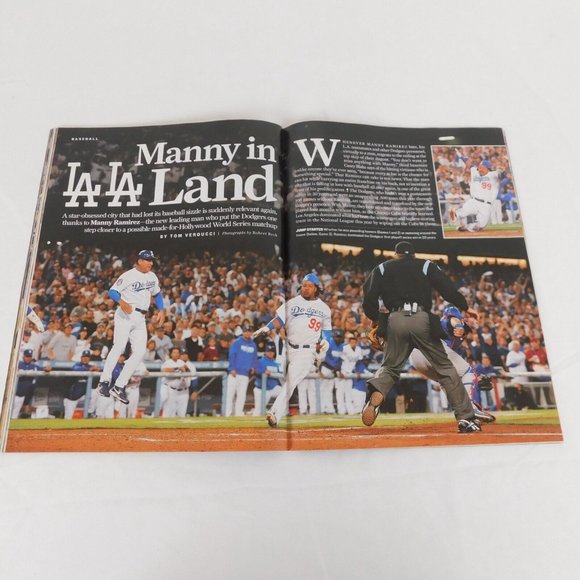 Sports Illustrated Manny Ramirez Los Angeles Dodgers October 13 2008 World Serie - Picture 8 of 10